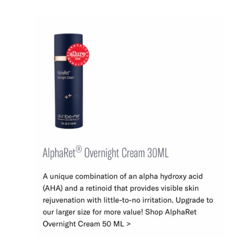 sherissehill AlphaRet Overnight Cream Small